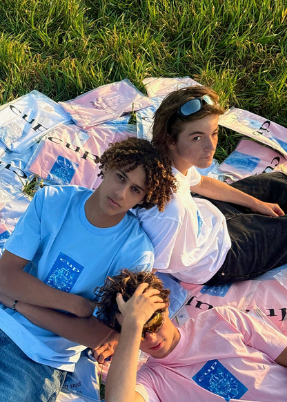 T-shirt bleu classic cup