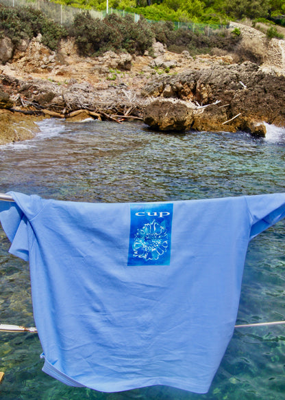 T-shirt bleu classic cup